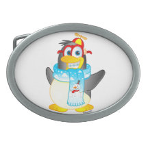 Boucle de ceinture de pingouin de shimmy de geek