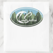 Ovale Camp Shattuck - Sticker (Sac)