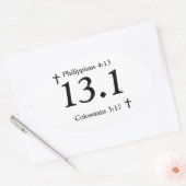 Ovale Chrétien 13.1 Sticker (Enveloppe)