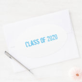 Ovale Classe de sticker 2020 (Enveloppe)