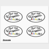 Ovale Conçu Avec Un Sticker De Pièces Ebay Authentique (Feuille)