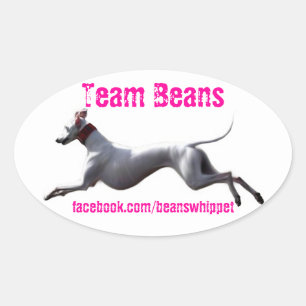 Ovale Decal Teambonen Sticker