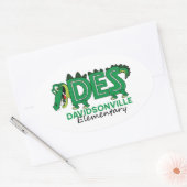 Ovale DES - Gator Gear Sticker - Nouveau! (Enveloppe)