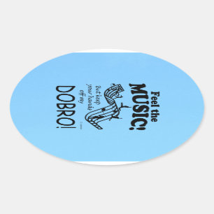 Ovale Dobro Sentez La Musique Oval Sticker