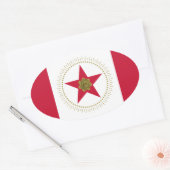 Ovale Drapeau de Birmingham, Alabama Sticker Oval (Enveloppe)