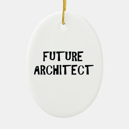 Ovale En Céramique Futur ornement d'architecte (Devant)