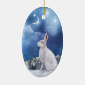 Ovale En Céramique Lune sentinelle Ornement (Droite)