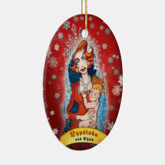 Ovale En Céramique Ornement #3 (Droite)