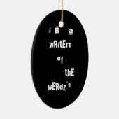 Ovale En Céramique Ornement d'auteur (Droite)