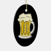 Ovale En Céramique Ornement de bière (Droite)