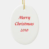 Ovale En Céramique Ornement de phare d'île de chasse (Dos)