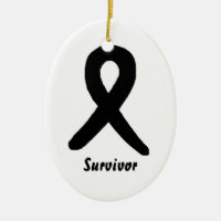 Ornement de survivant de mélanome