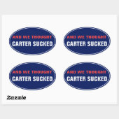 Ovale Et Nous Pensons Que Carter A Sucé Sticker (Feuille)