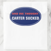 Ovale Et Nous Pensons Que Carter A Sucé Sticker (Sac)
