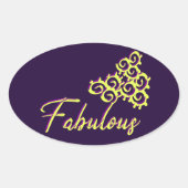 Ovale Fab Iz, Comme Sticker Oval De Fab Duz (Devant)