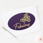 Ovale Fab Iz, Comme Sticker Oval De Fab Duz (Enveloppe)