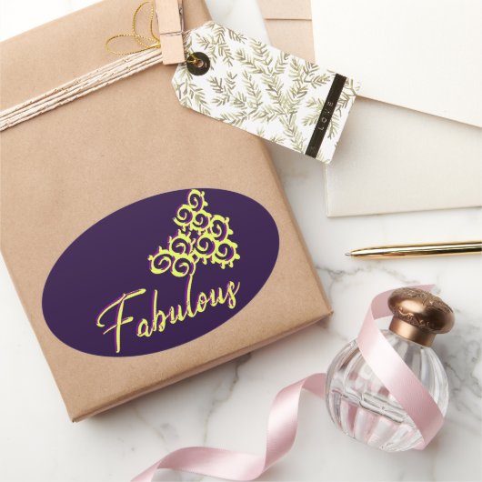 Ovale Fab Iz, Comme Sticker Oval De Fab Duz (Cadeaux)