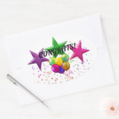 Ovale Félicitations Sticker rectangulaire (Enveloppe)