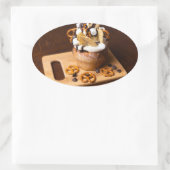 Ovale Food Sticker for Packaging (Sac)