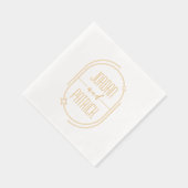 Ovale Frame Stars Moderne géométrique Personnalisé (Droite)