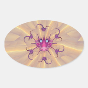 Ovale Frijoles Bogue & Anti-Virus Oval Sticker