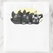 Ovale Happy Blitz Pups Sticker (Sac)
