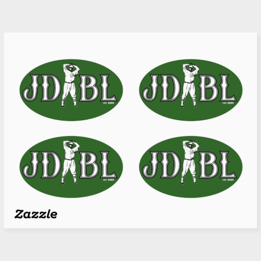 Ovale JDBL Sticker (Feuille)