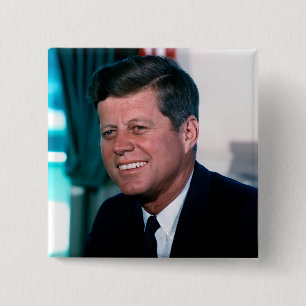 Ovale Kantoor President John Jack F. Kennedy Vierkante Button 5,1 Cm