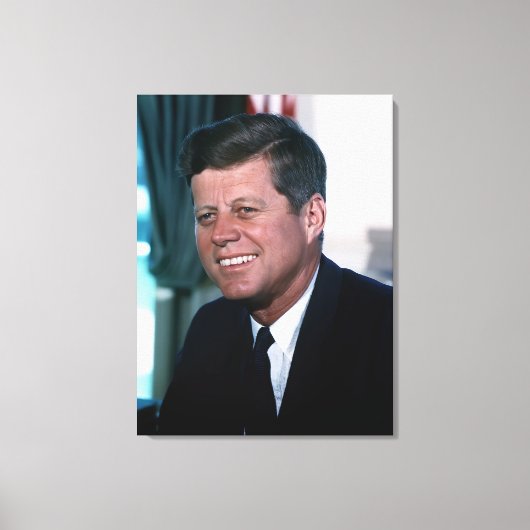 Ovale Kantoor van het President John F. Kennedy Canvas Afdruk (Voorkant)