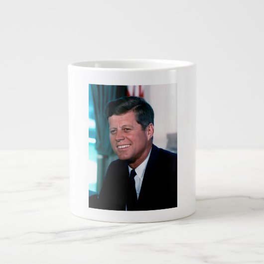Ovale Kantoor van het President John F. Kennedy Extra Grote Beker (Voorkant)