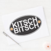 Ovale Kitsch Bitsch : Sticker voiture Kitsch Bitsch (Enveloppe)