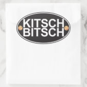 Ovale Kitsch Bitsch : Sticker voiture Kitsch Bitsch (Sac)