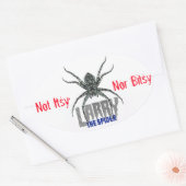 Ovale Larry le Sticker Oval Spider (Enveloppe)