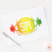 Ovale Logo SPIMUSICINC Multi - Sticker (Enveloppe)