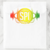Ovale Logo SPIMUSICINC Multi - Sticker (Sac)