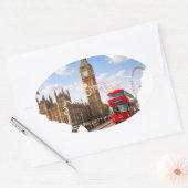 Ovale London 26.2 Marathoner Course Map Sticker (Enveloppe)