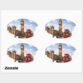 Ovale London 26.2 Marathoner Course Map Sticker (Feuille)