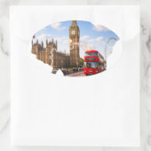 Ovale London 26.2 Marathoner Course Map Sticker (Sac)