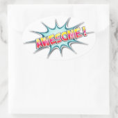 Ovale MAGNIFIQUE ! Sticker (Sac)