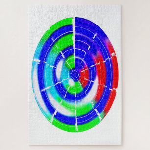 Ovale mazen legpuzzel