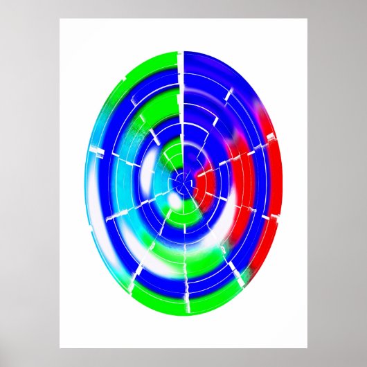 Ovale mazen poster (Voorkant)