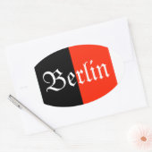 Ovale Médaille de l'armée d'occupation de Berlin Sticker (Enveloppe)