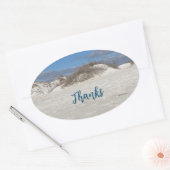 Ovale Merci Oval Sticker (Enveloppe)