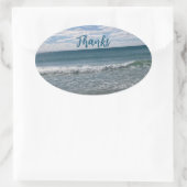 Ovale Merci Oval Sticker (Sac)