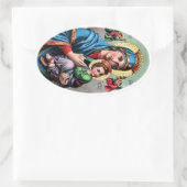 Ovale Mère Mary Sticker (Sac)