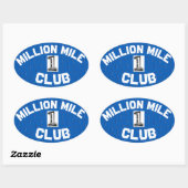 OVALE MILLION MILE CLUB STICKER (Feuille)