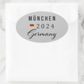 Ovale München - Munich Allemagne Sticker (Sac)