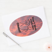 Ovale Ne manquez pas le Sticker Oboiste Oval (Enveloppe)