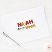 Ovale NOAH change Sticker de vie (Enveloppe)