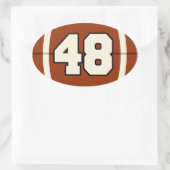 Ovale Numéro 48 Sticker (Sac)